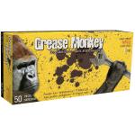 5555PF Grease Monkey 5 mil black nitrile gloves (box of 50) - Large