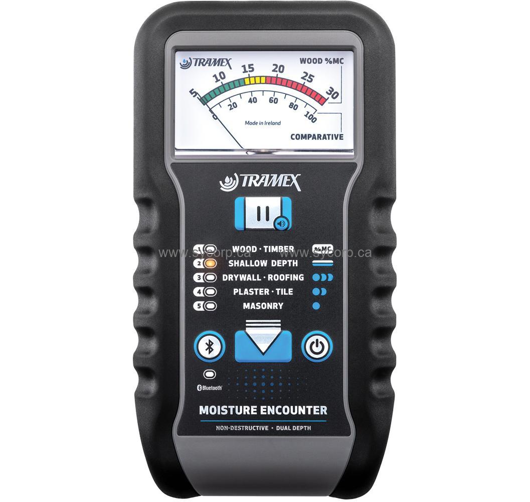 Tramex Moisture Encounter 5, Dual-Depth, Non-Destructive, Instant Moisture  Meter With Bluetooth, ME5