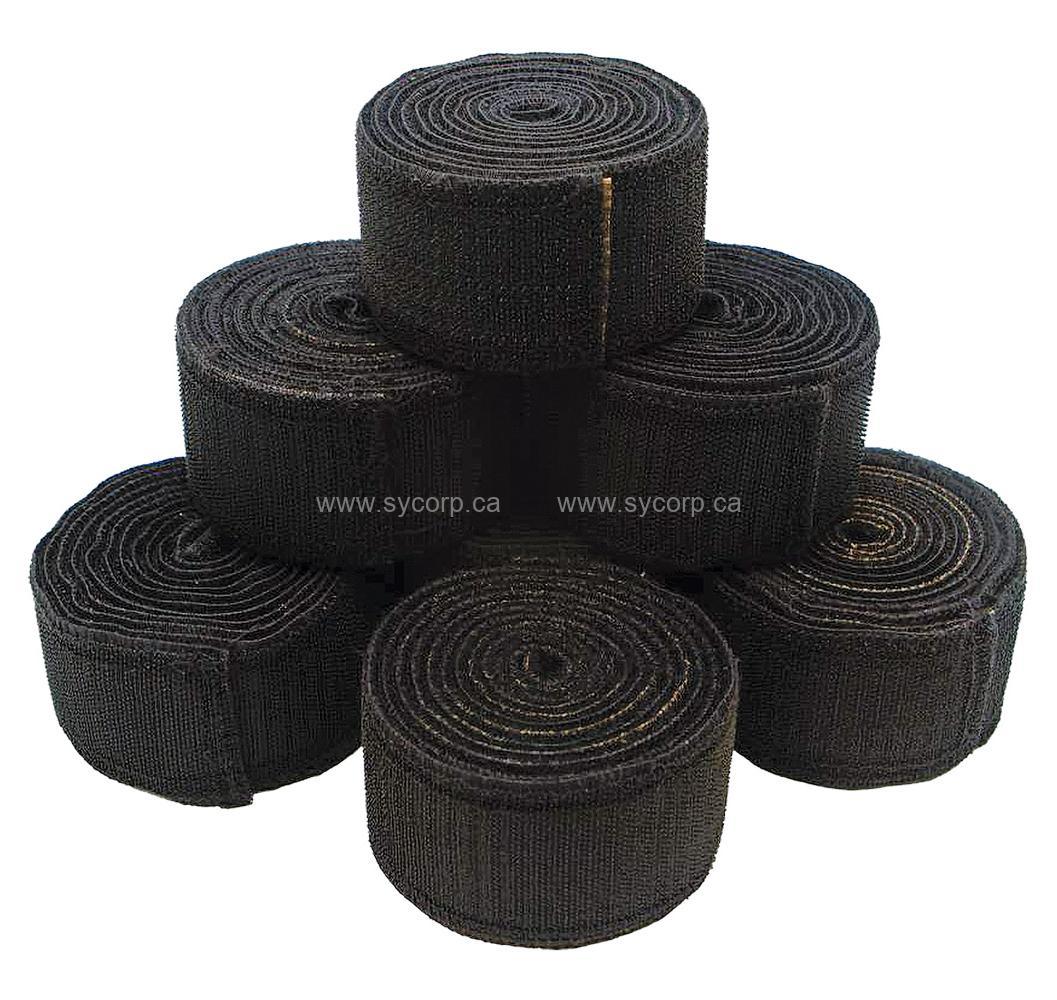 Jumbo Velcro® Brand Strap - Heavy Duty, 2 x 23', Black