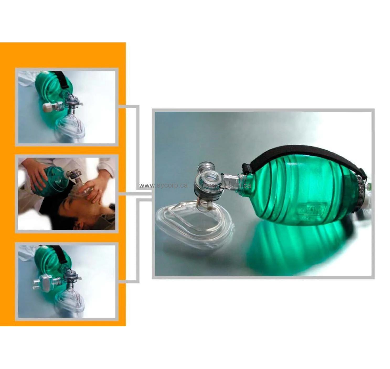 Disposable Bag-Valve-Mask (BVM), Manually Operated Self-Inflating ...