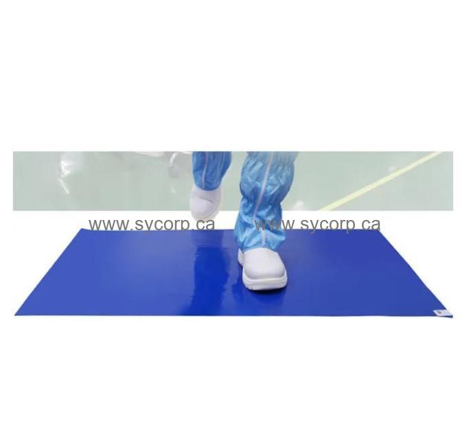 SATECH Sticky/Tacky/Adhesive Mat 24 x 36 Blue (Case of 4 Mats,30 Sheets  Each) for Cleanroom Laboratory Hospital Construction Pets